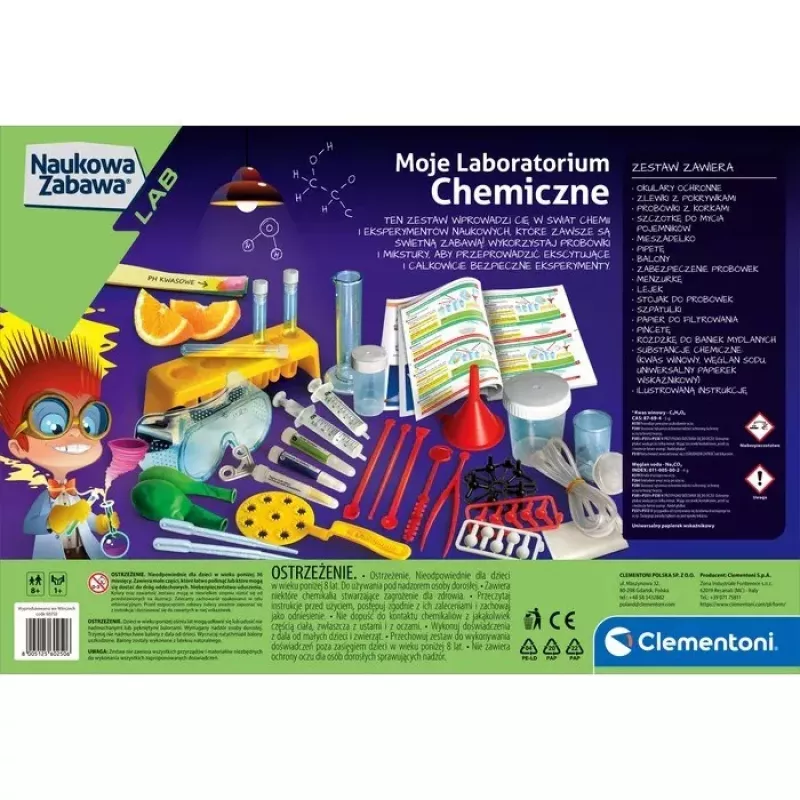 Clementoni Scientific Fun - Mano chemijos laboratorija