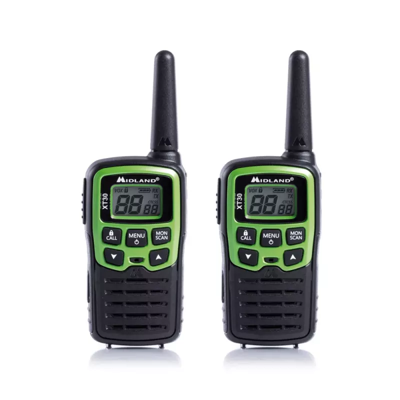 Midland XT30 2x PMR446 racijos rinkinys Žalia