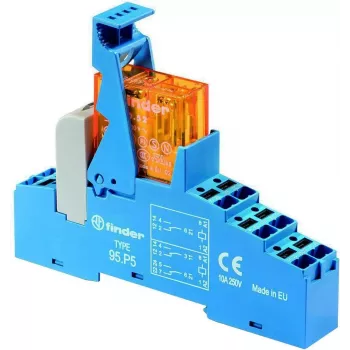 Finder FIN 48.P5.7 24V - Jungimo Relė - Push-In 2 Perjungimo 24 V DC