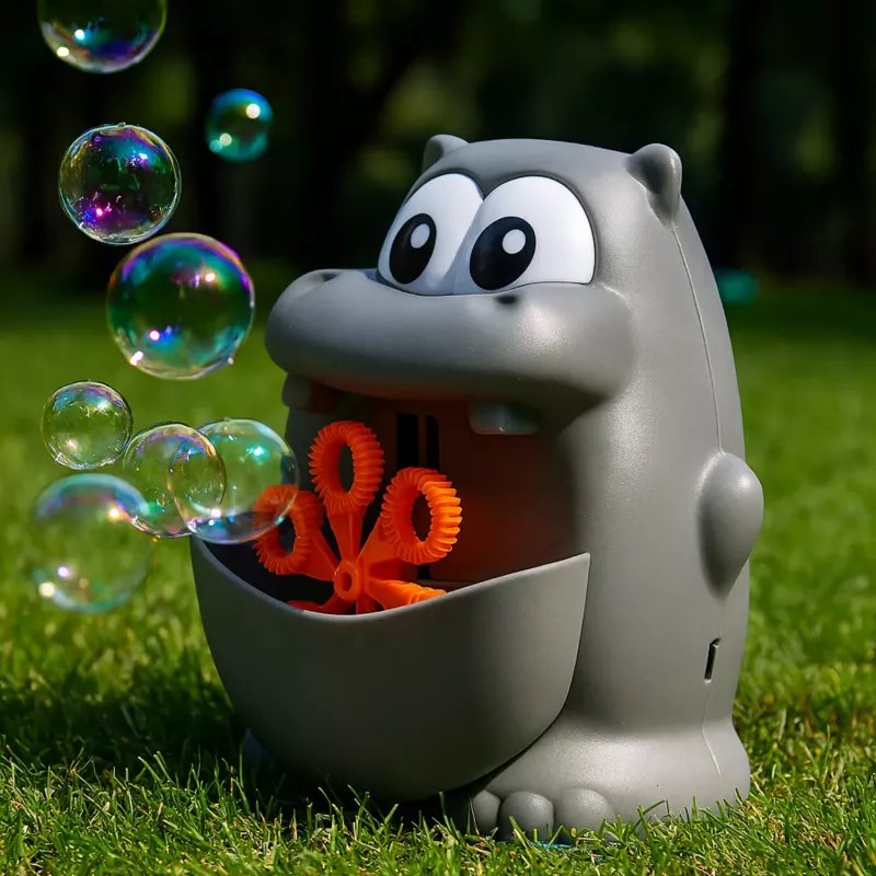 Koala Games G2495 Varlytė ir Hipopotamas Burbulų Mašina (Atsitiktinė Spalva)