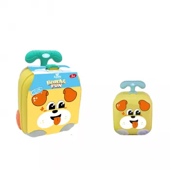 Koala Games G2670 Paplūdimio vežimėlis su aksesuarais – 7 dalių smėlio žaidimų rinkinys mažyliams, įvairiaspalvis