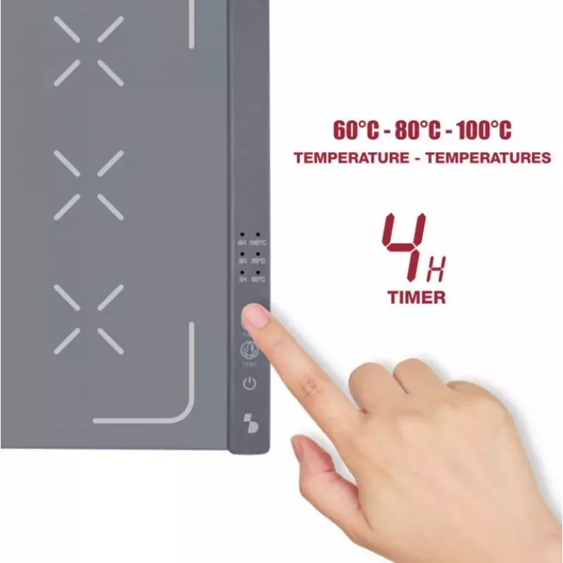 BEPER P101TEM100 elektrinis paklotinis šildytuvas vienvietei lovai 150x80 cm 60W baltas