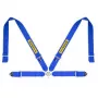SABELT SIM RACING Sabelt Sim Seatbelts, 4-Point Harness, Adjustable, Compatible with P, S and X Series - Blue