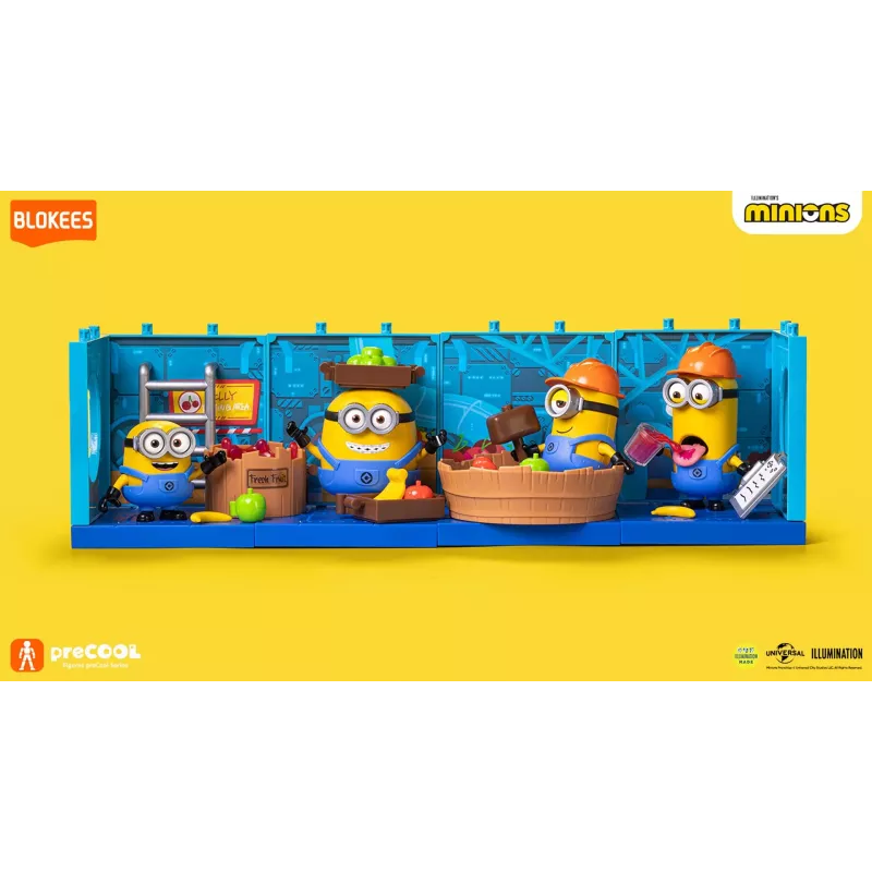 BLOKEES MINIONS preCOOL S1 - KEVIN THE JELLY TASTER statybinė figūrėlė