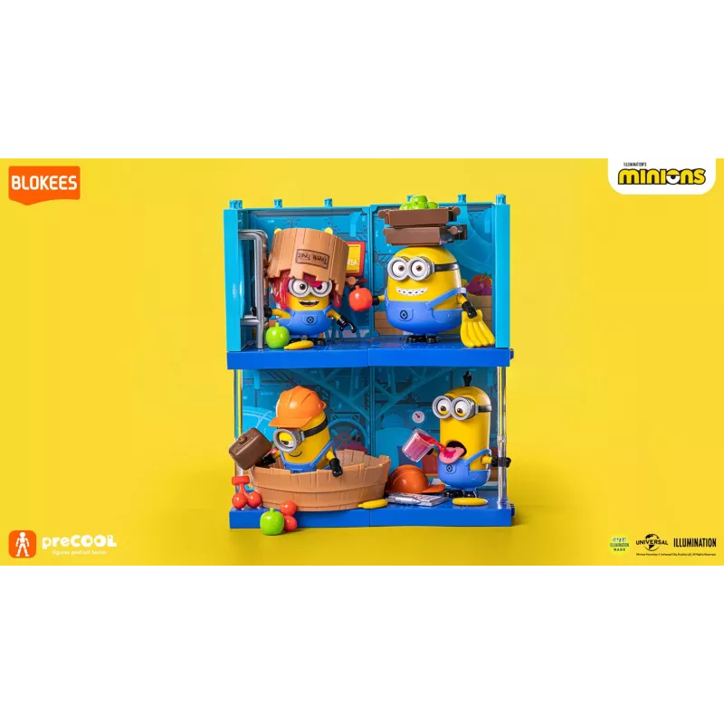 BLOKEES MINIONS preCOOL S1 - KEVIN THE JELLY TASTER statybinė figūrėlė