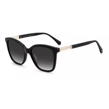 Kate Spade Reena/S 807 Moteriški Akiniai nuo Saulės - Juodas Rėmas, Pilki Lęšiai - 53/18/140 mm