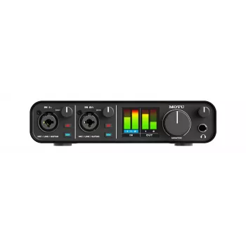 MOTU M2 USB-C garso sąsaja 2x2 24-bit/192 kHz su MIDI I/O