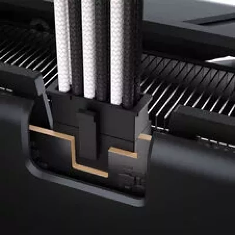 Corsair Premium Sleeved 2x 8-Pin to 12V-2x6 Cable for Type 4 PSU - Black/White