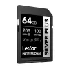 Lexar Professional SILVER PLUS SDXC 64GB atminties kortelė UHS-I U3 V30 A2