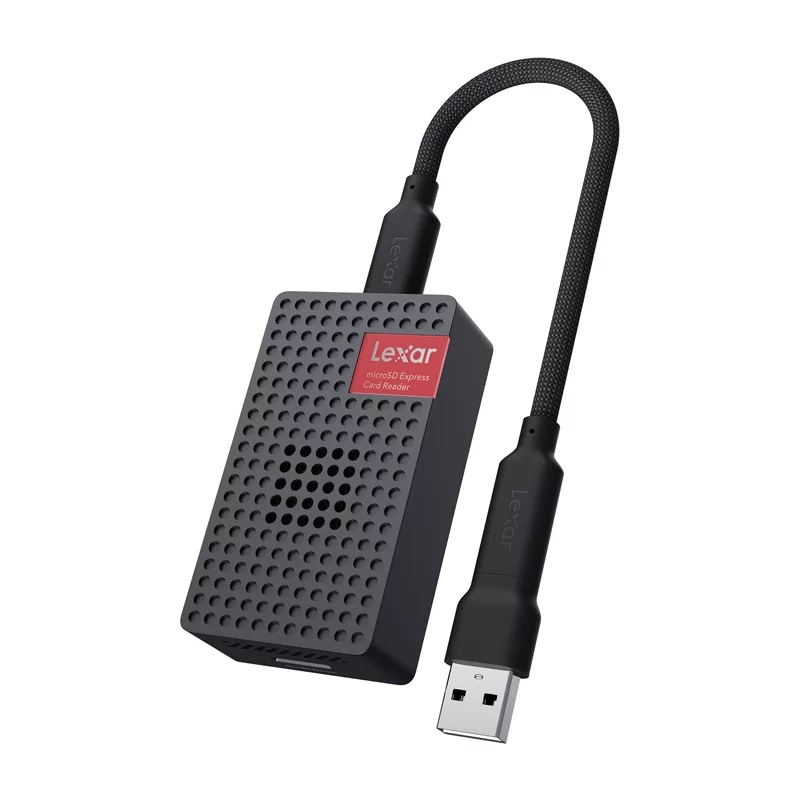 Lexar RW540 microSD Express atminties kortelių skaitytuvas USB 3.2 Gen 2 Type-C tamsiai pilkas