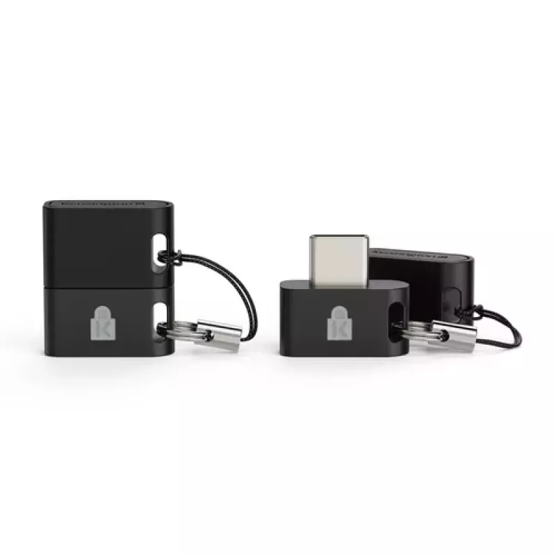 Kensington VeriMark IT 2.0 pirštų atspaudų skaitytuvas – USB-A, FIDO2, Windows Hello, juodas