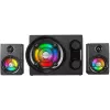 Rampage RMS-G8 25W nešiojamas Bluetooth garsiakalbis su RGB apšvietimu, TWS, FM radiju, juodas