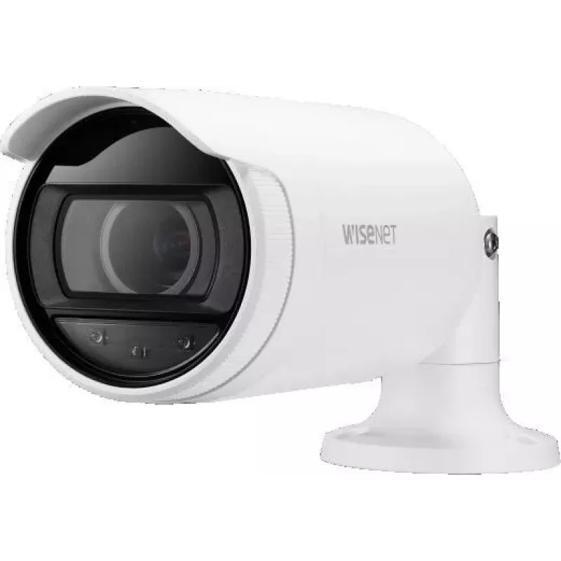 HANWHA 1/2.8 colio tinklinė kulkos formos kamera - Diena/Naktis - 3.3-10.3mm - 2560x1440 infraraudonųjų spindulių - IP66 - PoE