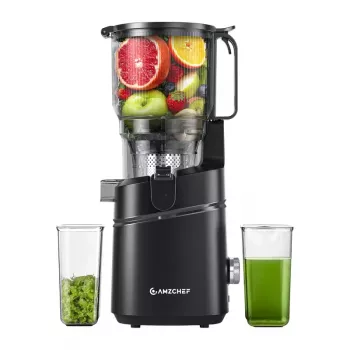 AMZCHEF SJ-036CBK Lėtas sulčiaspaudė (Juoda)