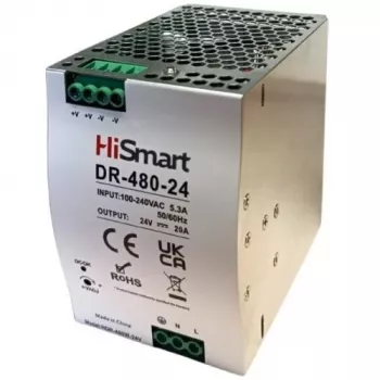 HISMART DR-480-24 DIN Rail maitinimo blokas 24V 20A 480W
