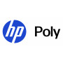 HP Poly Focus 6 ausinių pagalvėlės (2 vnt.) – prabangios dirbtinės odos, su atminties putomis, juodos