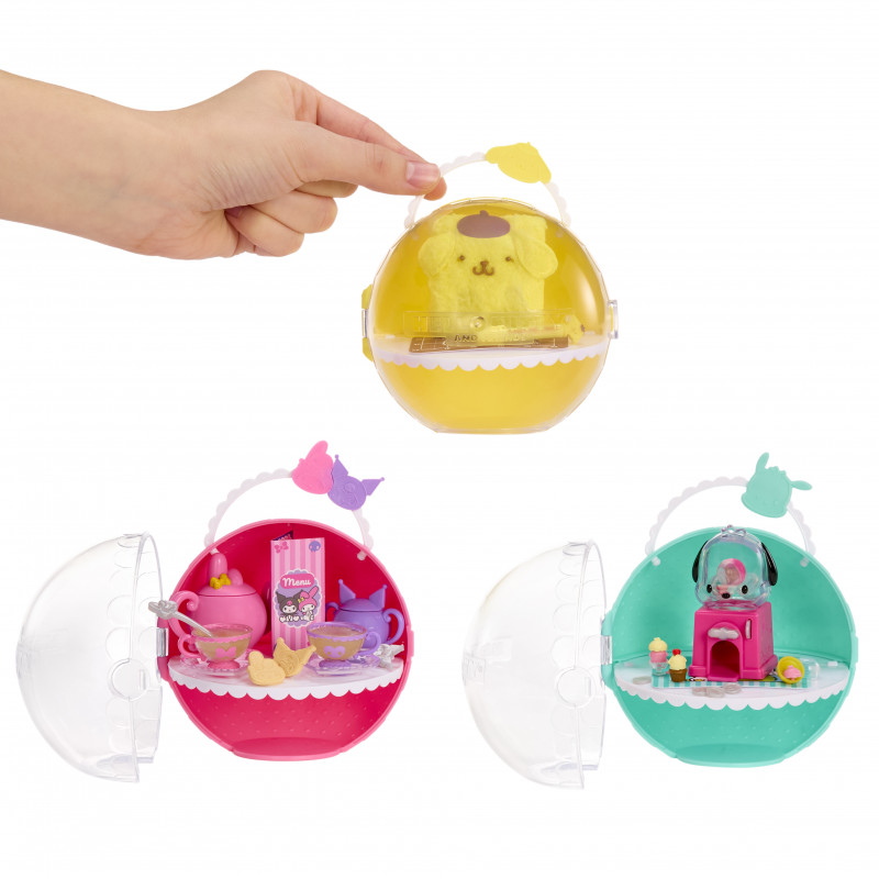 MGA's Miniverse - Make It Mini SANRIO Hello Kitty Series 4 aklosios kapsulės kūrybos rinkinys