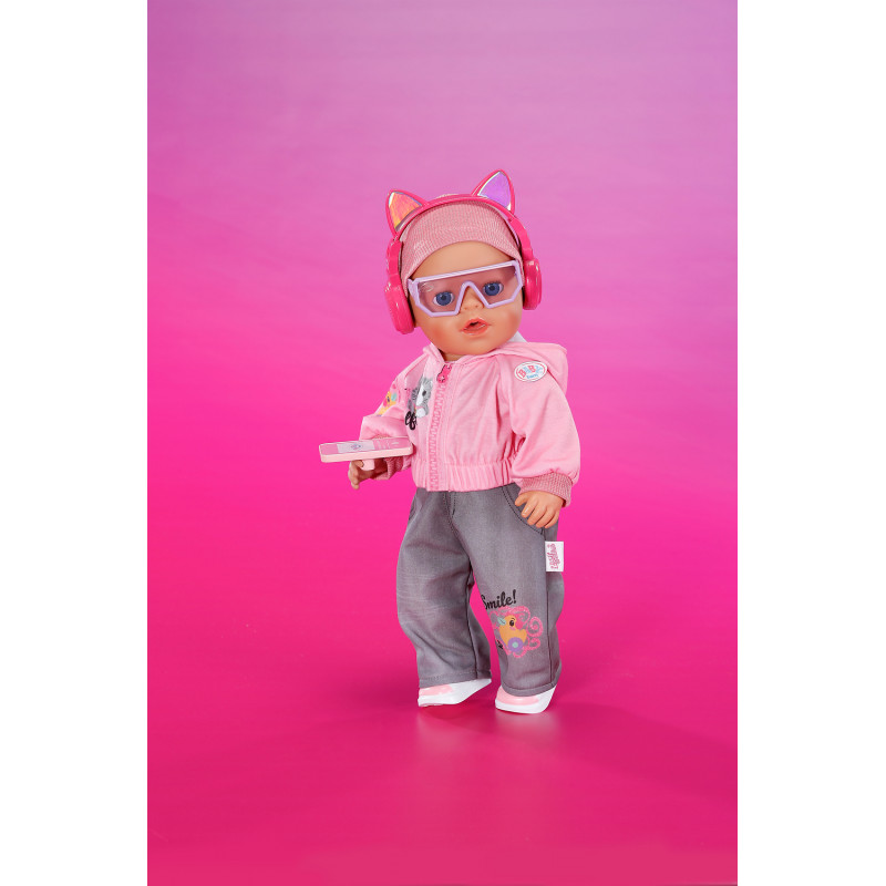 ZAPF CREATION Zapf Baby born Cool Girl Outfit 43 cm