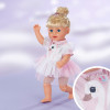 ZAPF CREATION BABY born gulbės suknelė 43 cm lėlei - komplektas