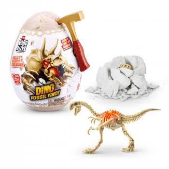 Zuru Robo Alive Mini Dino Fossil Find – kasinėjimo rinkinys su kolekcine dino figūrėle (asorti)