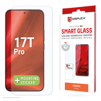 E.V.I. DISPLEX Smart Glass ekrano apsauga, skirta Xiaomi 13T Pro / 13T – 9H grūdintas stiklas, itin skaidrus, Easy-On rėmelis