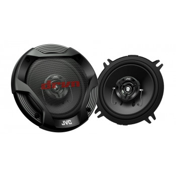 JVC CS-DR522 13 cm 2 krypčių koaksialiniai automobilio garsiakalbiai - 260W maks. galia, mikos kūgio žemųjų dažnių garsiakalbis, balansuotas kupolo aukštųjų dažnių garsiakalbis (pora)