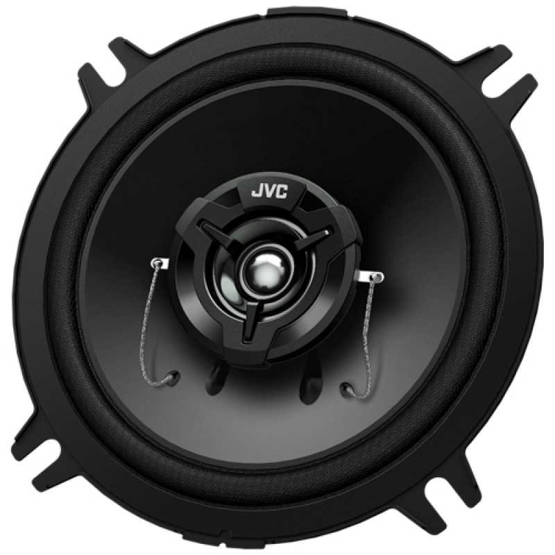 JVC CS-DR522 13 cm 2 krypčių koaksialiniai automobilio garsiakalbiai - 260W maks. galia, mikos kūgio žemųjų dažnių garsiakalbis, balansuotas kupolo aukštųjų dažnių garsiakalbis (pora)