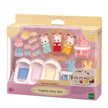 Sylvanian Families Triplets Starter Set – kūdikio priežiūros aksesuarų rinkinys
