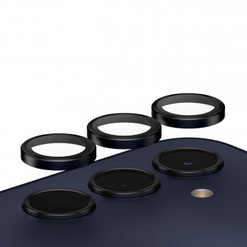 PanzerGlass Hoops fotoaparato objektyvo apsauga, skirta Samsung Galaxy A25 5G – juoda