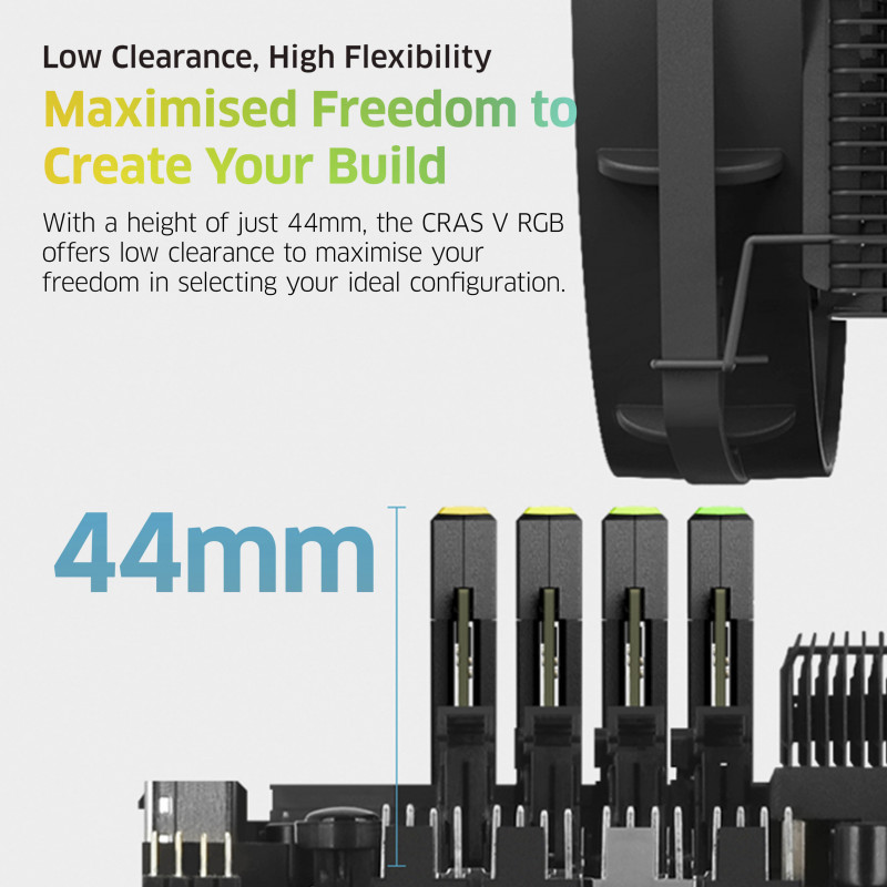 KLEVV CRAS V RGB 32GB (2x16GB) DDR5 6000MHz CL30 atminties rinkinys