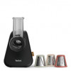 TEFAL MB77EN elektrinė tarka ir spiralizatorius, 260 W, 5 kūgiai, juoda/sidabrinė