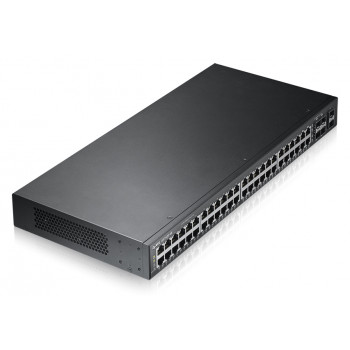 ZyXEL GS1920-48 48 prievadų Gigabit Smart Managed komutatorius su 4 SFP uplinkais ir PoE+ (375W)