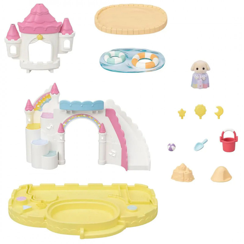 EPOCH Sylvanian Families Nursery Sandbox & Pool Playset - smėlio dėžė ir baseinėlis