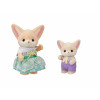EPOCH Sylvanian Families Sunny Picnic rinkinys - Feneko lapės sesuo ir kūdikis