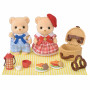 EPOCH Sylvanian Families Biscuit Bear Siblings iškylos žaidimų rinkinys