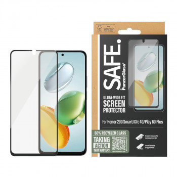 SAFE by PanzerGlass Honor 200 SmartScreen apsauginis stiklas Ultra-Wide Fit SARNUWFG18200