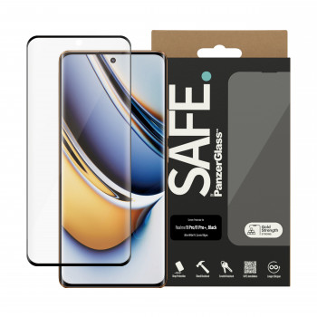 SAFE by PanzerGlass Realme 11 Pro / 11 Pro+ apsauginis stiklas Ultra-Wide Fit juodas