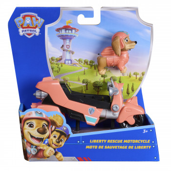 PAW Patrol Liberty gelbėjimo motociklas su figūrėle - Spin Master 6074761