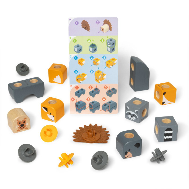 Melissa & Doug Blockables Woodland Friends rinkinys