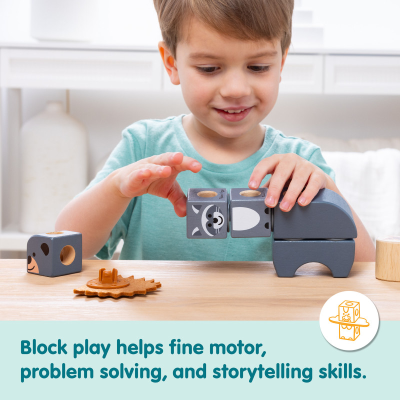 Melissa & Doug Blockables Woodland Friends rinkinys