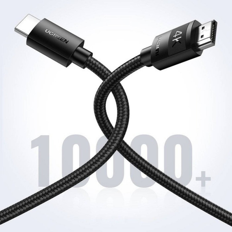 UGREEN HD119 HDMI 2.0 kabelis 4K 60Hz 3m juodas