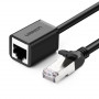 UGREEN Cat6 FTP Ethernet pataisos kabelis, RJ45 metalinė jungtis, 5 m juodas