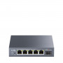 CUDY GS105ES1 5 prievadų Gigabit lengvai valdomas komutatorius su 1 SFP, 4 RJ45, VLAN, QoS, skirtas stalui
