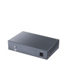 CUDY GS105ES1 5 prievadų Gigabit lengvai valdomas komutatorius su 1 SFP, 4 RJ45, VLAN, QoS, skirtas stalui