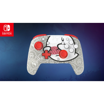PDP Afterglow Wave belaidis valdiklis, skirtas Nintendo Switch – Boo-Hoo Clear su RGB