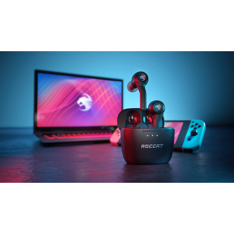 ROCCAT Burst Pro Air belaidė optinė žaidimų pelė, 19K DPI, RGB, Arktinė balta