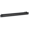 Intellinet 513487 24 prievadų Cat5e STP 1U montuojamas skydelis, juodas