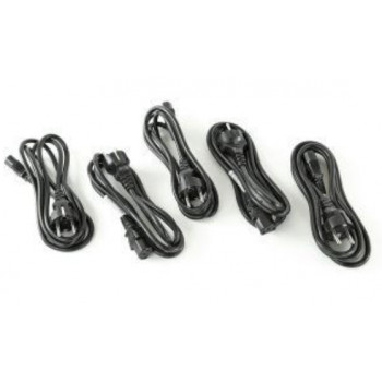Zebra tinklo maitinimo laidas BS 1363 – IEC C13, 240V, 1,8 m, 5 vnt.