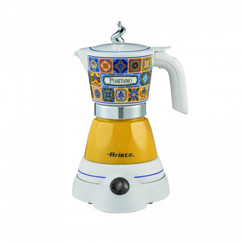 Ariete Moka Positano elektrinis moka puodas 4 puodeliams, juodas, 400W
