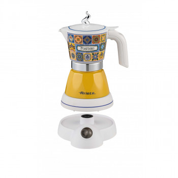 Ariete Moka Positano elektrinis moka puodas 4 puodeliams, juodas, 400W